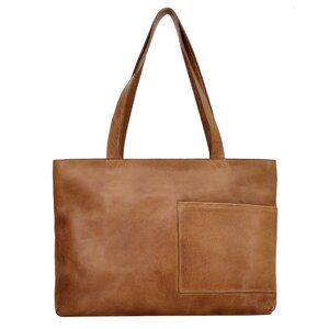 Latico Leathers Shoulder Bag Noelle in Cognac Brand NEW!